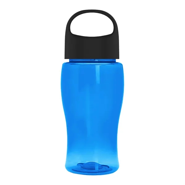 Poly-Pure Jr. 18 Oz. Transparent Bottle With Oval Crest Lid... from ASI 40480 Koozie Group
