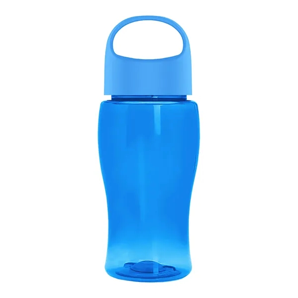 Poly-Pure Jr. 18 Oz. Transparent Bottle With Oval Crest Lid... from ASI 40480 Koozie Group