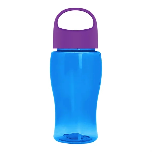 Poly-Pure Jr. 18 Oz. Transparent Bottle With Oval Crest Lid... from ASI 40480 Koozie Group