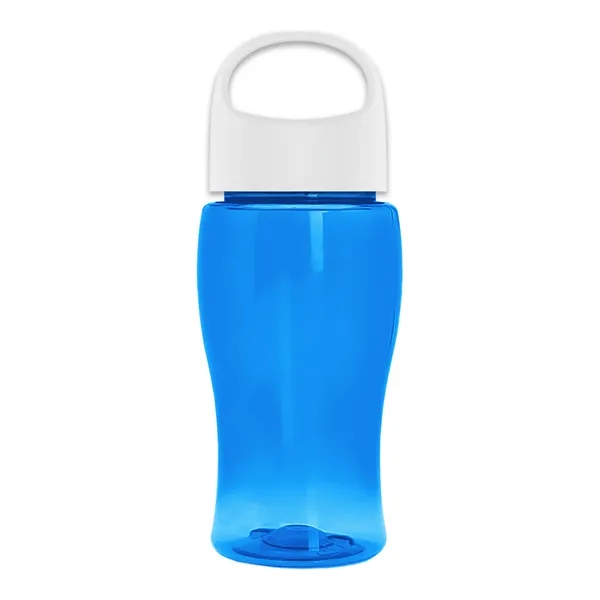 Poly-Pure Jr. 18 Oz. Transparent Bottle With Oval Crest Lid... from ASI 40480 Koozie Group