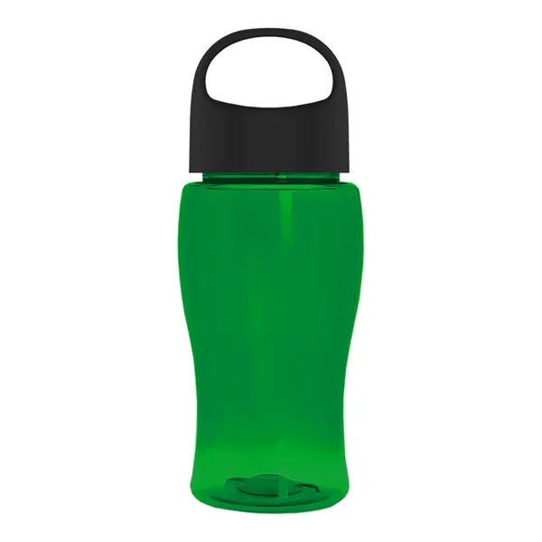 Poly-Pure Jr. 18 Oz. Transparent Bottle With Oval Crest Lid... from ASI 40480 Koozie Group
