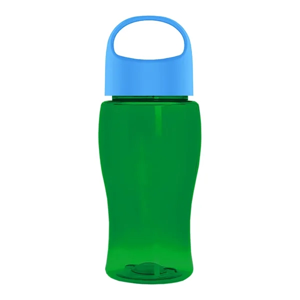 Poly-Pure Jr. 18 Oz. Transparent Bottle With Oval Crest Lid... from ASI 40480 Koozie Group