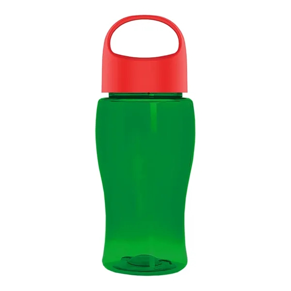 Poly-Pure Jr. 18 Oz. Transparent Bottle With Oval Crest Lid... from ASI 40480 Koozie Group