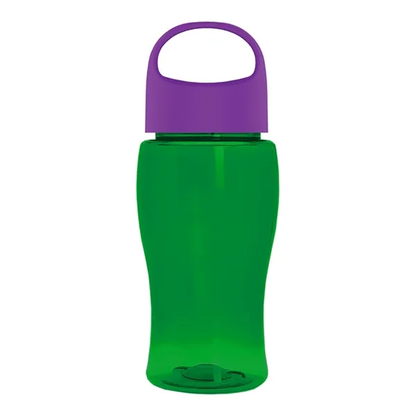 Poly-Pure Jr. 18 Oz. Transparent Bottle With Oval Crest Lid... from ASI 40480 Koozie Group
