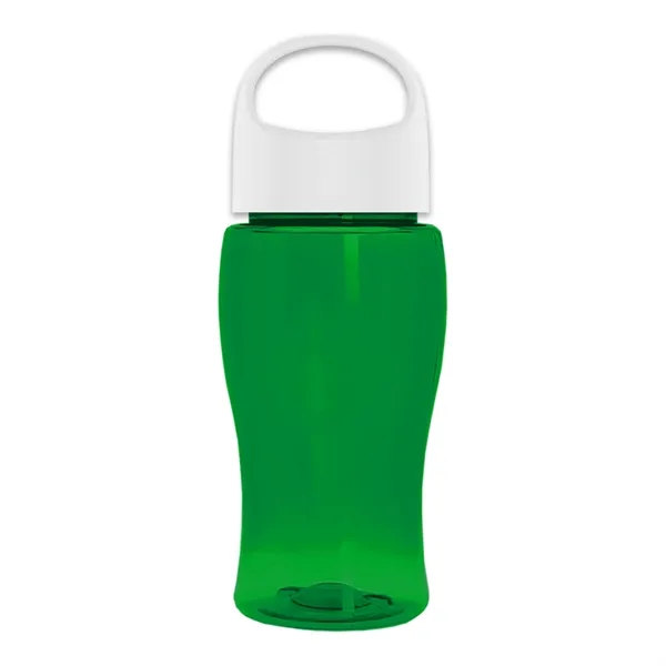 Poly-Pure Jr. 18 Oz. Transparent Bottle With Oval Crest Lid... from ASI 40480 Koozie Group