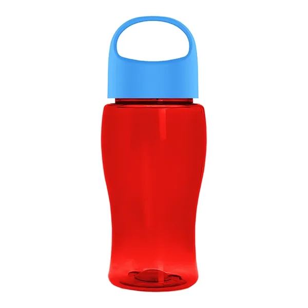 Poly-Pure Jr. 18 Oz. Transparent Bottle With Oval Crest Lid... from ASI 40480 Koozie Group