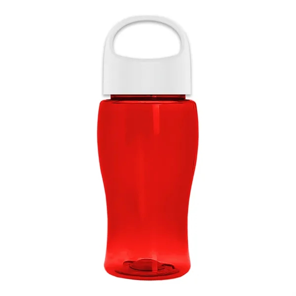 Poly-Pure Jr. 18 Oz. Transparent Bottle With Oval Crest Lid... from ASI 40480 Koozie Group