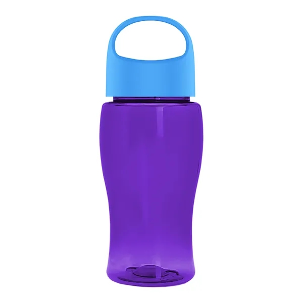 Poly-Pure Jr. 18 Oz. Transparent Bottle With Oval Crest Lid... from ASI 40480 Koozie Group