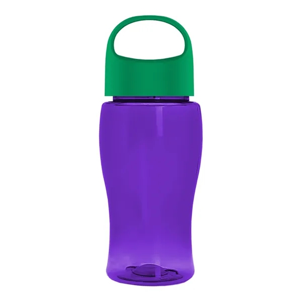 Poly-Pure Jr. 18 Oz. Transparent Bottle With Oval Crest Lid... from ASI 40480 Koozie Group