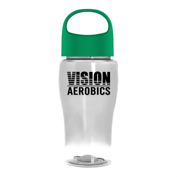 Poly-Pure Jr. 18 Oz. Transparent Bottle With Oval Crest Lid... from ASI 40480 Koozie Group