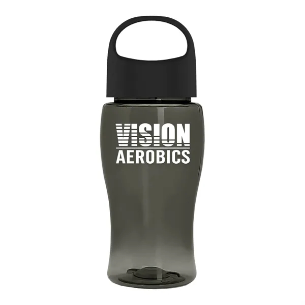 Poly-Pure Jr. 18 Oz. Transparent Bottle With Oval Crest Lid... from ASI 40480 Koozie Group