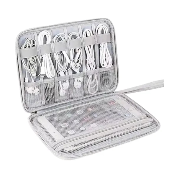 Tech accessories organizer travel pouch plus 1 color silkscreen imprint on... from ASI 37218 Athena Promo (tm)