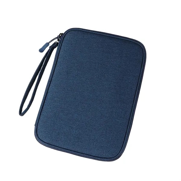Tech accessories organizer travel pouch plus 1 color silkscreen imprint on... from ASI 37218 Athena Promo (tm)