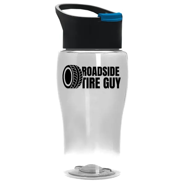 18 Oz. Transparent Bottle With Pop-Up Sip Lid... from ASI 40480 Koozie Group