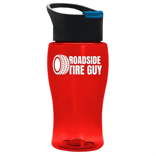 18 Oz. Transparent Bottle With Pop-Up Sip Lid... from ASI 40480 Koozie Group