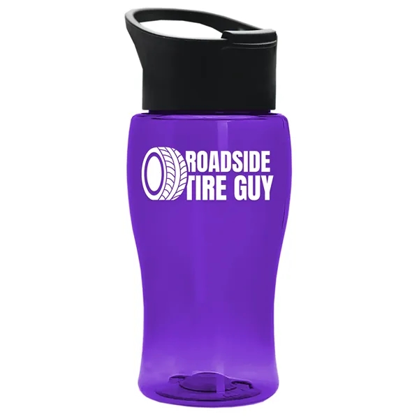 18 Oz. Transparent Bottle With Pop-Up Sip Lid... from ASI 40480 Koozie Group