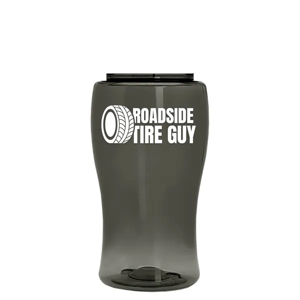 18 Oz. Transparent Bottle With Pop-Up Sip Lid... from ASI 40480 Koozie Group