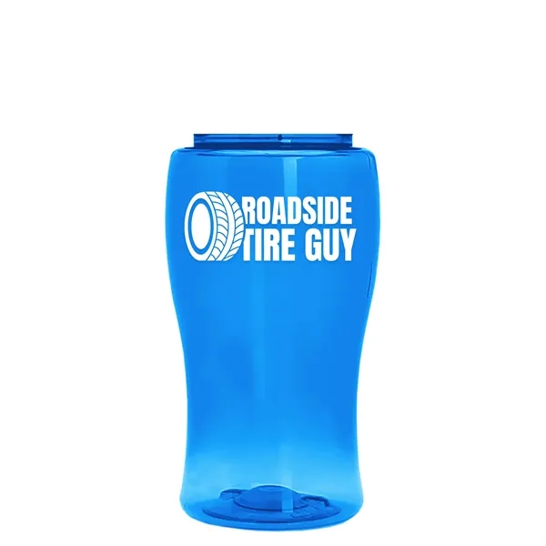 18 Oz. Transparent Bottle With Pop-Up Sip Lid... from ASI 40480 Koozie Group