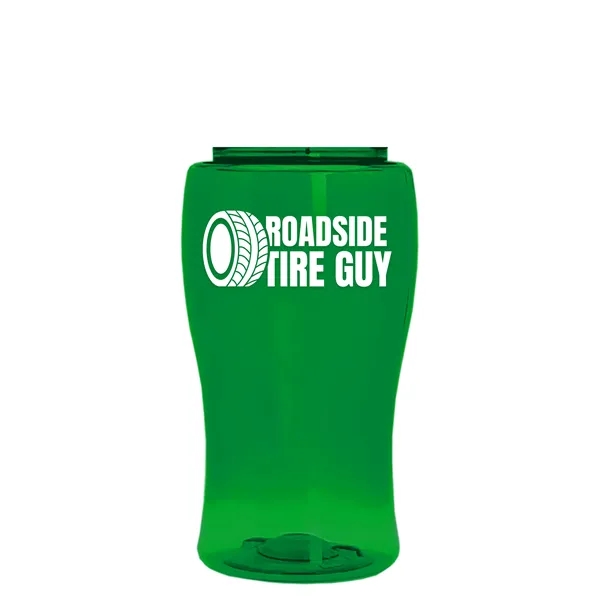 18 Oz. Transparent Bottle With Pop-Up Sip Lid... from ASI 40480 Koozie Group