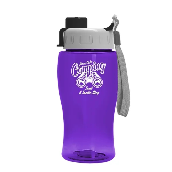 18 Oz. Transparent Bottle With Quick Snap Lid... from ASI 40480 Koozie Group