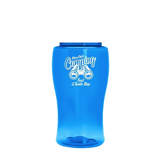 18 Oz. Transparent Bottle With Quick Snap Lid... from ASI 40480 Koozie Group