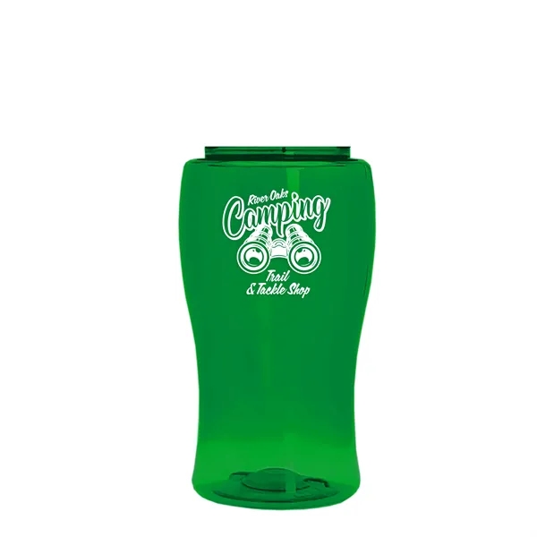 18 Oz. Transparent Bottle With Quick Snap Lid... from ASI 40480 Koozie Group