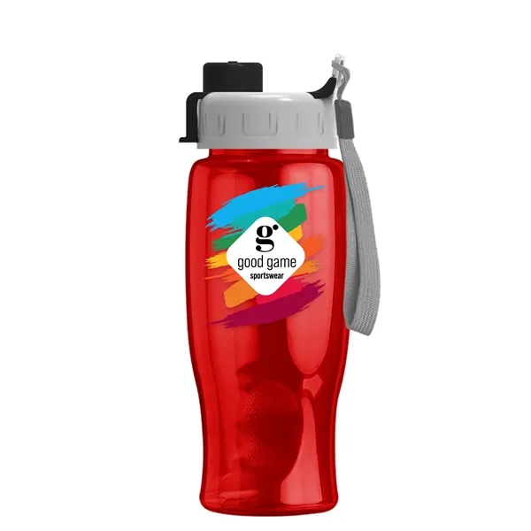 Poly-Pure - 27 Oz. Bottle -Flip Quick Snap Lid... from ASI 40480 Koozie Group