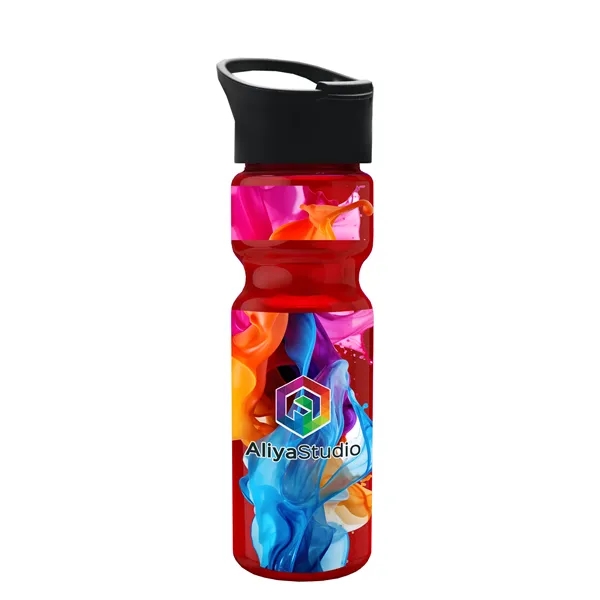 Champion - 28 oz. Trans. Bottle - Pop-up Sip Lid... from ASI 40480 Koozie Group