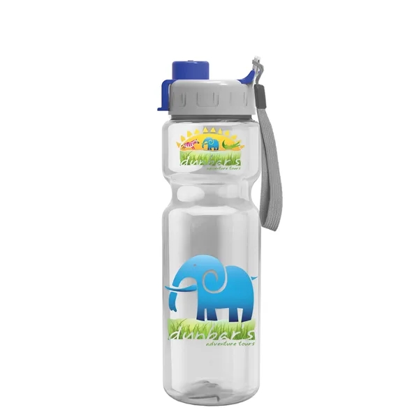 Champion - 28 oz. Trans. Bottle - Quick Snap Lid... from ASI 40480 Koozie Group