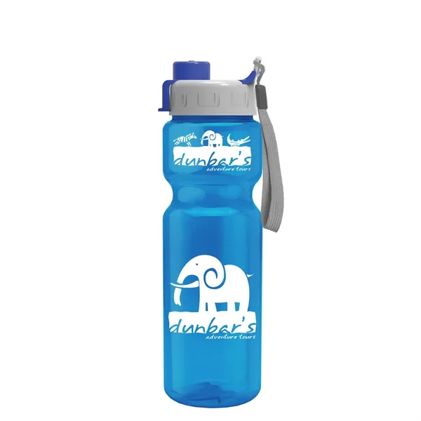 Champion - 28 oz. Trans. Bottle - Quick Snap Lid... from ASI 40480 Koozie Group