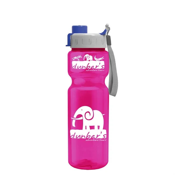 Champion - 28 oz. Trans. Bottle - Quick Snap Lid... from ASI 40480 Koozie Group