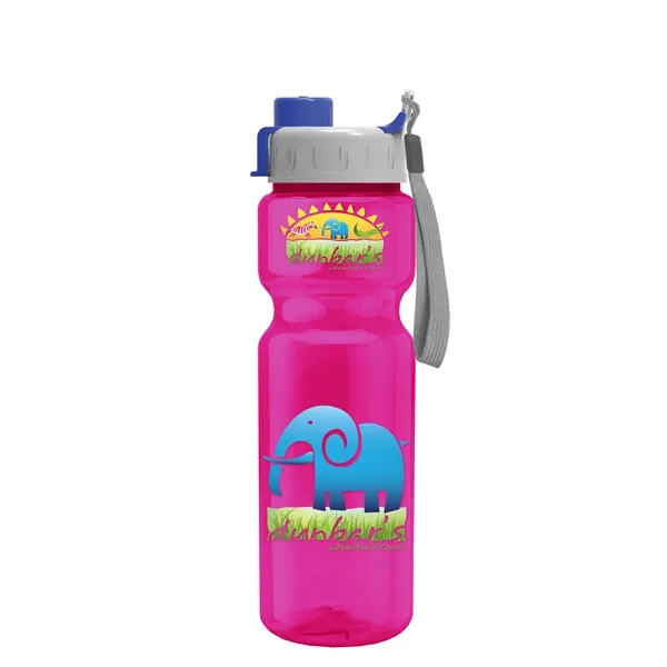 Champion - 28 oz. Trans. Bottle - Quick Snap Lid... from ASI 40480 Koozie Group