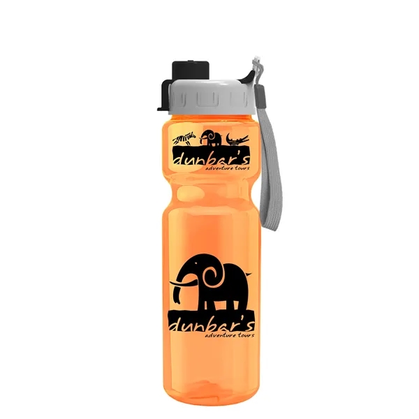 Champion - 28 oz. Trans. Bottle - Quick Snap Lid... from ASI 40480 Koozie Group