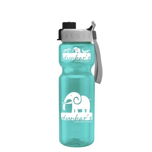 Champion - 28 oz. Trans. Bottle - Quick Snap Lid... from ASI 40480 Koozie Group