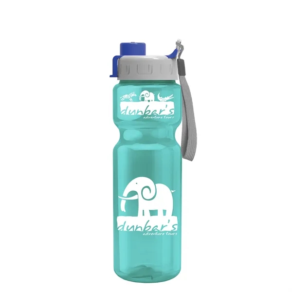 Champion - 28 oz. Trans. Bottle - Quick Snap Lid... from ASI 40480 Koozie Group