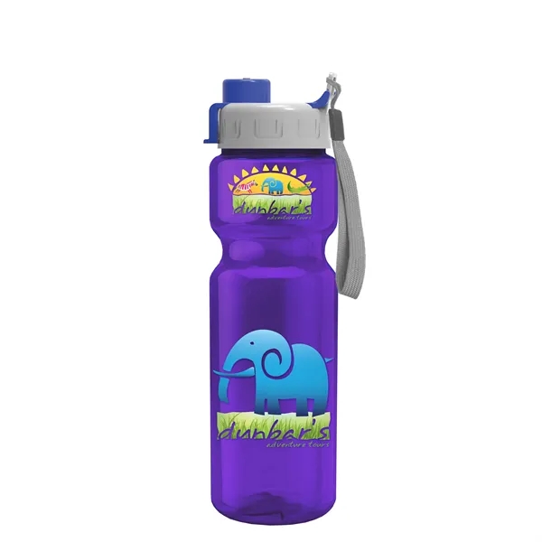 Champion - 28 oz. Trans. Bottle - Quick Snap Lid... from ASI 40480 Koozie Group