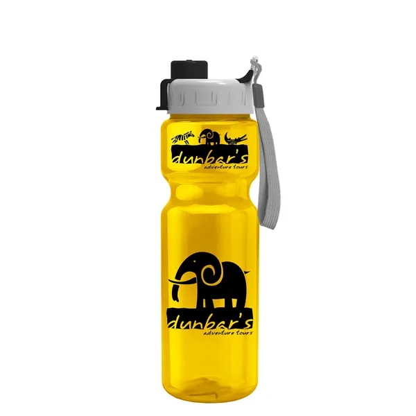 Champion - 28 oz. Trans. Bottle - Quick Snap Lid... from ASI 40480 Koozie Group
