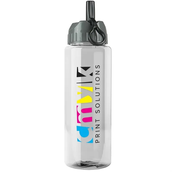 Transparent sports bottle, 32 oz. with Articulating Lid... from ASI 40480 Koozie Group