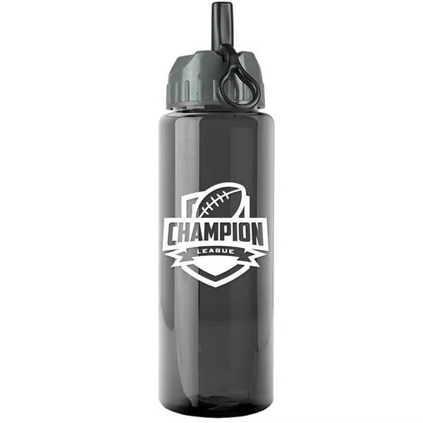 Transparent sports bottle, 32 oz. with Articulating Lid... from ASI 40480 Koozie Group