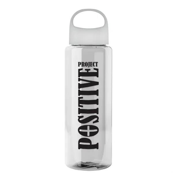 32 oz. Transparent Bottle with Oval Crest lid. Go Big and... from ASI 40480 Koozie Group