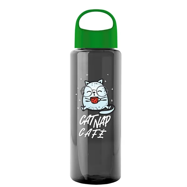 32 oz. Transparent Bottle with Oval Crest lid. Go Big and... from ASI 40480 Koozie Group