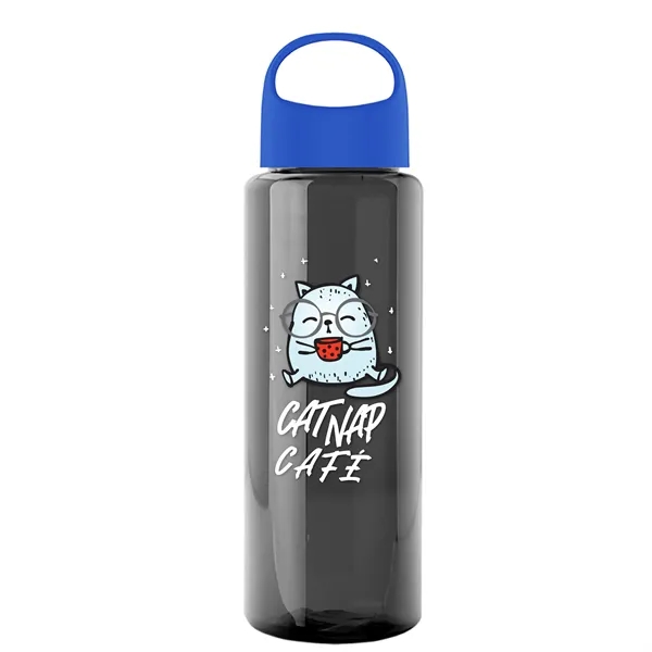 32 oz. Transparent Bottle with Oval Crest lid. Go Big and... from ASI 40480 Koozie Group