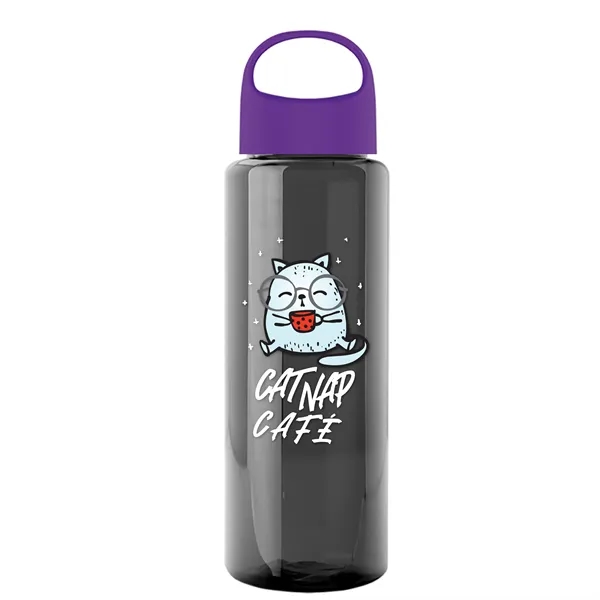 32 oz. Transparent Bottle with Oval Crest lid. Go Big and... from ASI 40480 Koozie Group