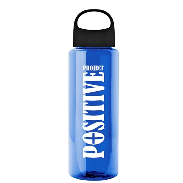 32 oz. Transparent Bottle with Oval Crest lid. Go Big and... from ASI 40480 Koozie Group