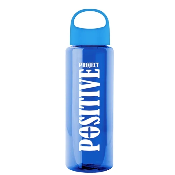 32 oz. Transparent Bottle with Oval Crest lid. Go Big and... from ASI 40480 Koozie Group