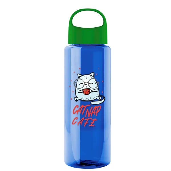 32 oz. Transparent Bottle with Oval Crest lid. Go Big and... from ASI 40480 Koozie Group