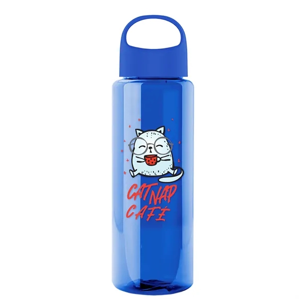 32 oz. Transparent Bottle with Oval Crest lid. Go Big and... from ASI 40480 Koozie Group