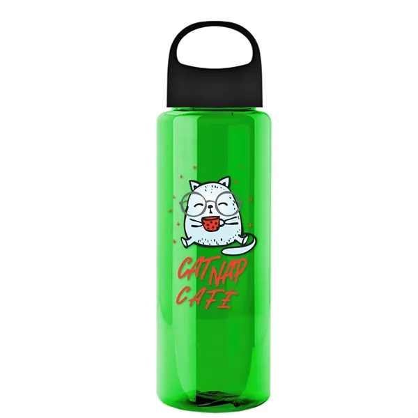 32 oz. Transparent Bottle with Oval Crest lid. Go Big and... from ASI 40480 Koozie Group