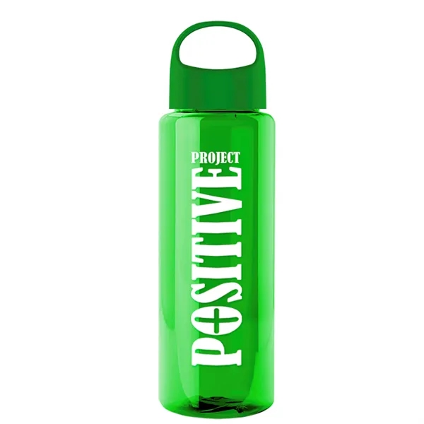 32 oz. Transparent Bottle with Oval Crest lid. Go Big and... from ASI 40480 Koozie Group