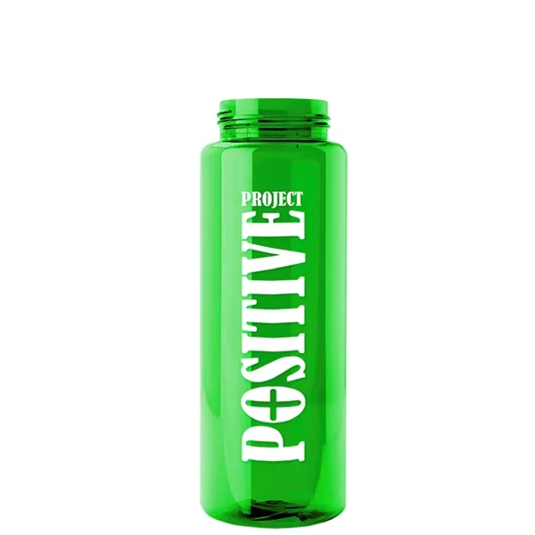 32 oz. Transparent Bottle with Oval Crest lid. Go Big and... from ASI 40480 Koozie Group